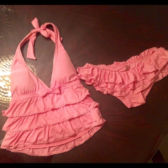 Juicy Couture Other - | 🆕Juicy Couture❤️Ruffle Halterneck Tankini