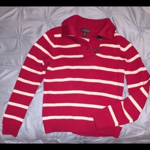 Red & white striped Ralph Lauren sweater