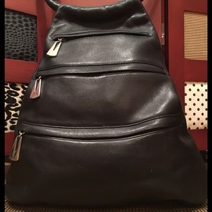 Leather Pyramid Bag NWOT