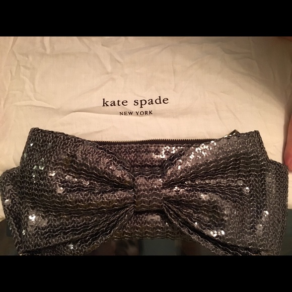 Kate Spade sequined evening clutch