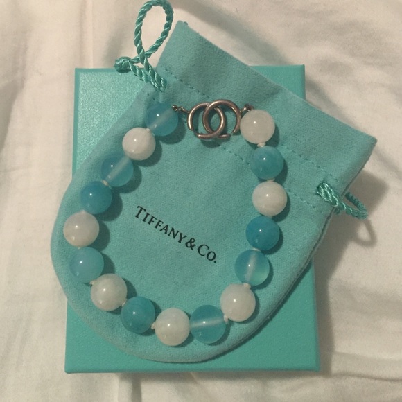 Tiffany & Co. Jewelry - Tiffany & Co Blue/White Paloma Picasso bracelet.