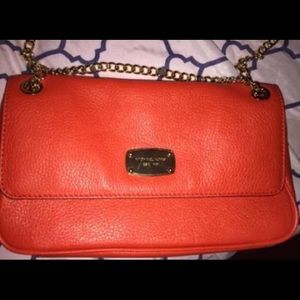 CLEMENTINE RED MICHAEL KORS BAG WITH TAGS