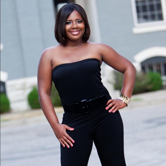 Strapless jumpsuit