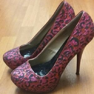 Stylish Pink Leopard-inspired Stilettos