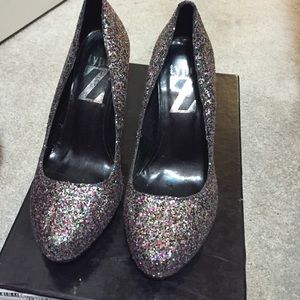 Glitter heels