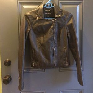 BNWOT- Vegan friendly Express "leather" moto