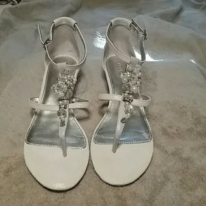 Arturo  Chiang beaded wedge shoe