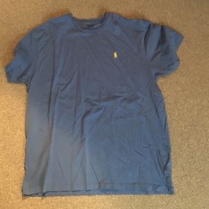 Blue polo tee