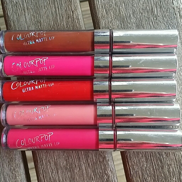 5 Colour Pop Ultra Matte Lipstains