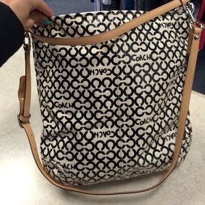 Coach tote signature bag