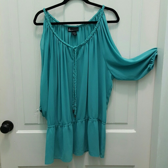 Lane Bryant NWOT Green Top Size 22