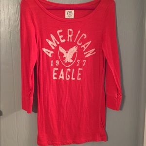 American Eagle 3/4 vintage t