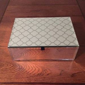 Mirrored Moroccan jewelry box