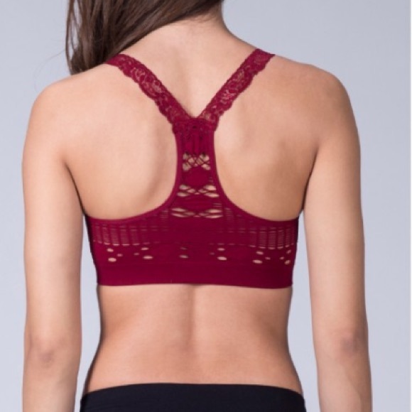 Adele lace crochet bralette.