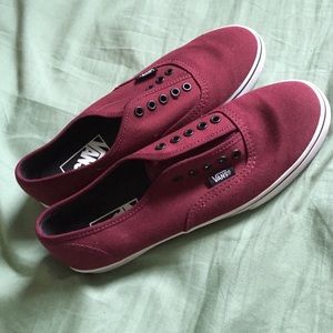 Maroon Lo Pro vans