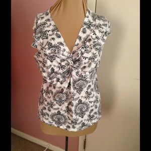Black and white RQT Top size XL