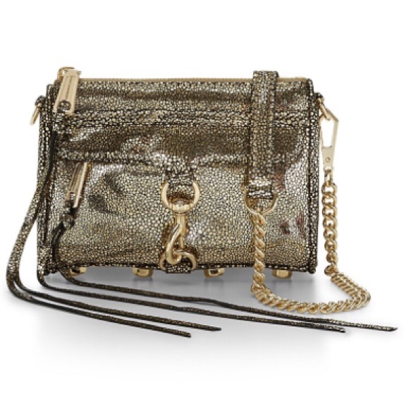 RebeccaMinkokk Gold Mini M.A.C. Like new