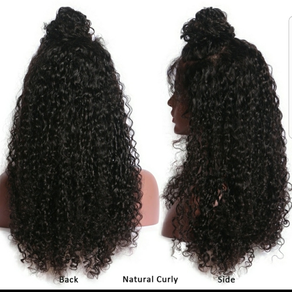 Beautiful human hair lace front wig - Picture 4 of 4