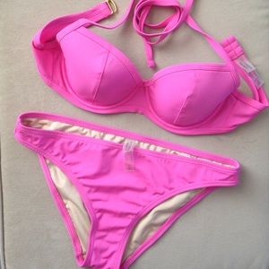 Pink bikini