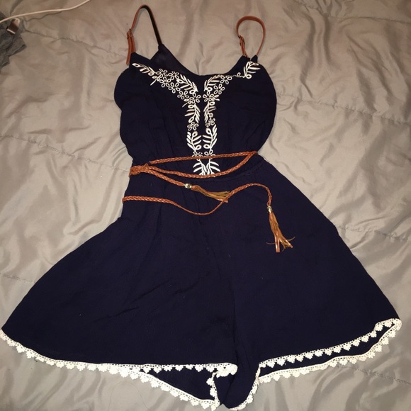 Blue Romper