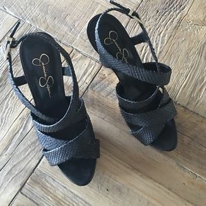 Black leather