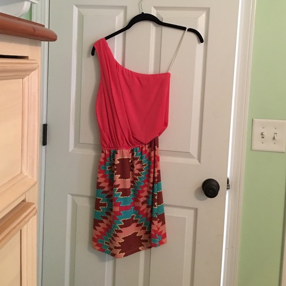 Judit March one shoulder spring dress