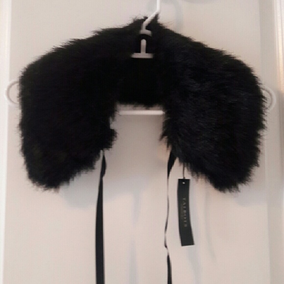 Brand new Black fur collar