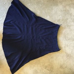 Navy blue skirt