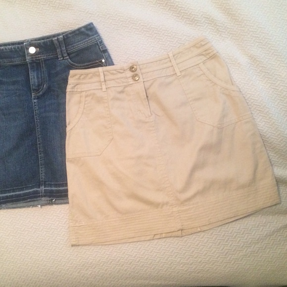 Khaki-tan skirt by Per Se