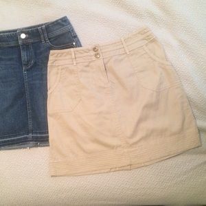 Khaki-tan skirt by Per Se