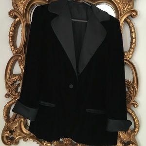 Black Velvet/tuxedo Blazer
