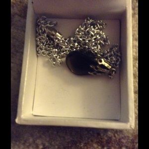 Sterling Silver necklace with real stone