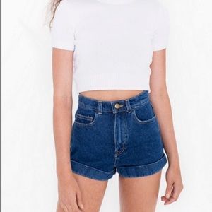American Apparel High Waisted shorts