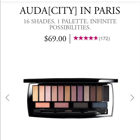 Makeup Sold Lancme Audacity In Paris Eye Shadow Palt Poshmark