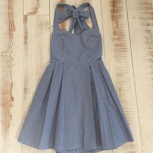 Lauren James gingham Livingston dress