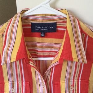 Jones new york signiture petite shirt soft cotton