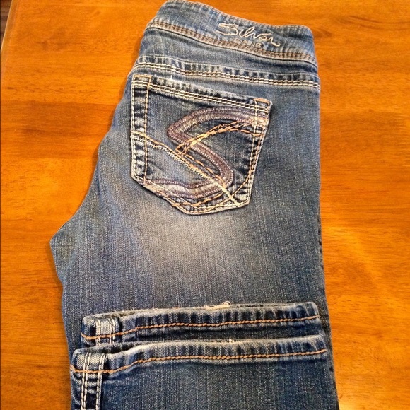 Silver jeans