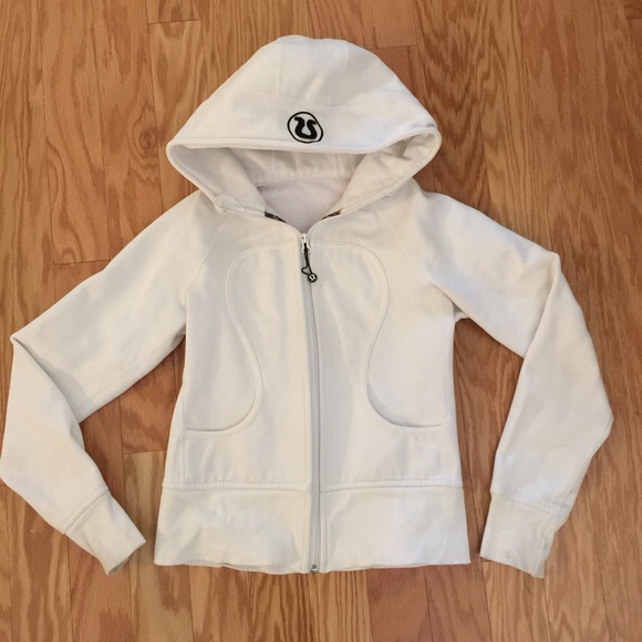White lululemon scuba jacket