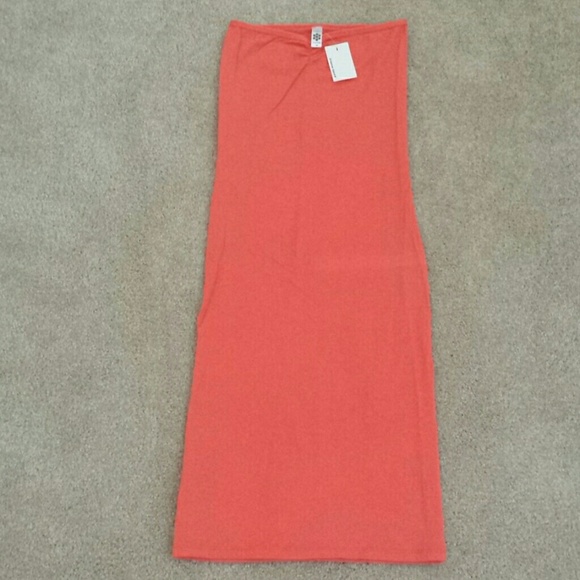 American Apparel bandeau pencil dress