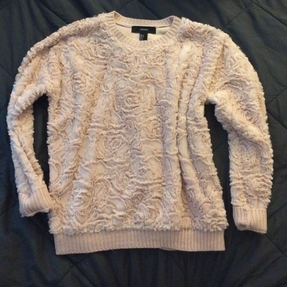 Forever 21 Fuzzy Sweatshirt