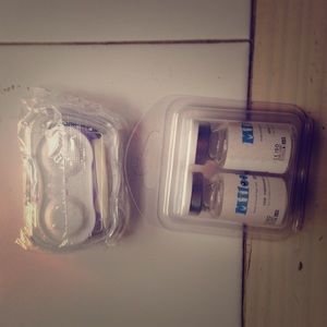 White out non-prescription contacts