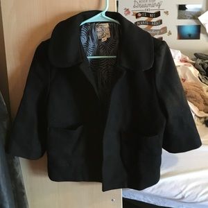 Crop blazer jacket