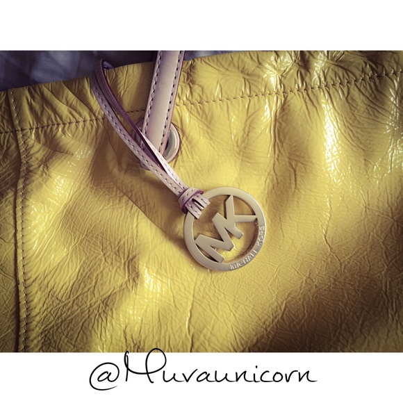 Micheal Kors Yellow Tote