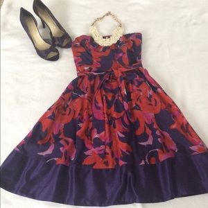 Bundle floral summer dress with matching shoes