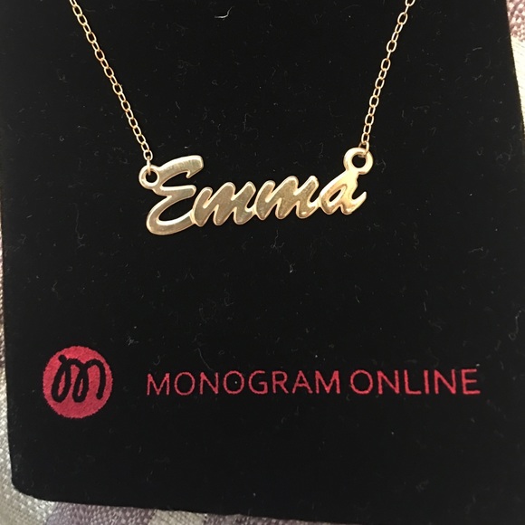 Emma name necklace