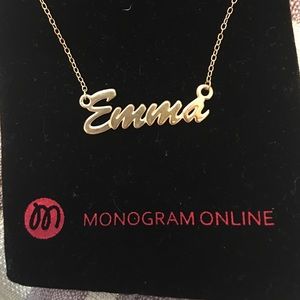 Emma name necklace
