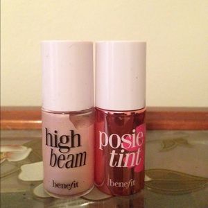 Benefit high beam & posie tint