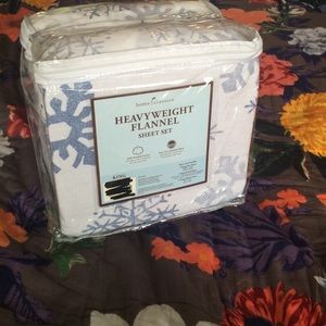 King heavyweight flannel sheet set