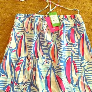 NWT, Lilly Pulitzer RRR Lei Lei Halter Top, XS.