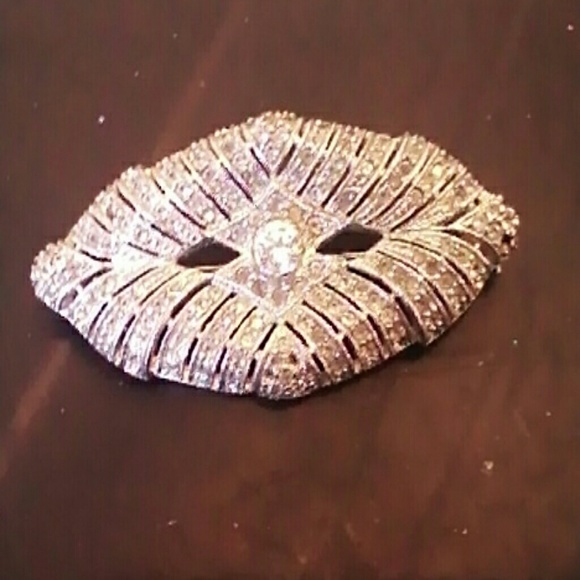 VINTAGE BROOCH SILVER SIGNED 925 - Picture 1 of 4